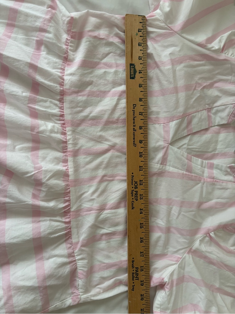 crown & ivy White and Light Pink Striped Maxi Dress - Picture 6 of 7
